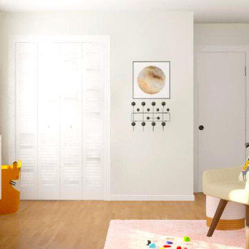 Kids & Teens Bedroom & Homeschool Room Orange