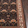 Persian Hand-Serged Rug, Charcoal, 8'x10'