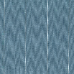 ROTH & TOMPKINS TEXTILES - Copley Stripe Fabric, Stripe Lake, 54''x36'' - Upholstery Fabric
