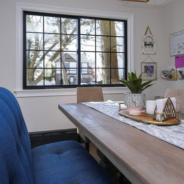 New Black Window in Brilliant Dining Room - Renewal by Andersen Queens, Brooklyn