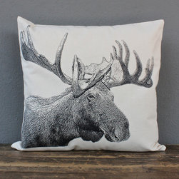 moose pillow - Decorative Pillows