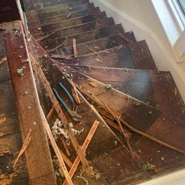 Stairs remodeling