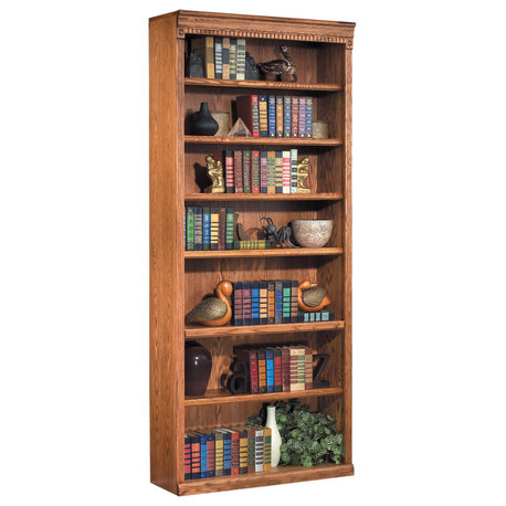 Martin Furniture Huntington Oxford 84" Open Bookcase (Wheat)
