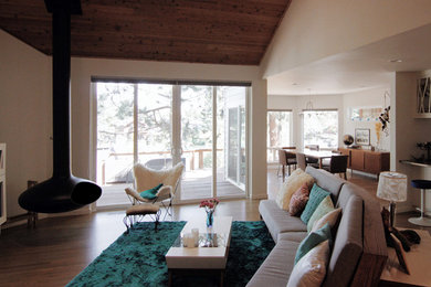 Inspiration for a modern living room remodel in Other