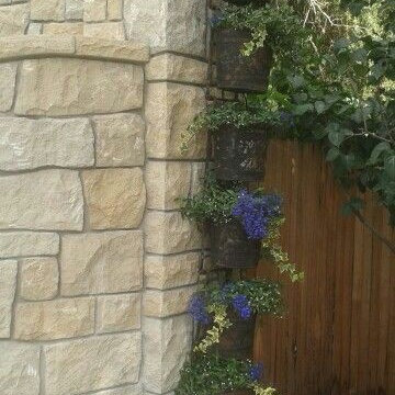 Landscape bed with boulders & pathway