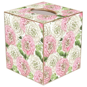 TB1780 - Heirloom Roses Pink & White Tissue Box Cover