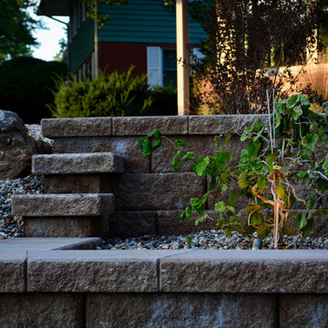 Natural Stone Stairway Entrance