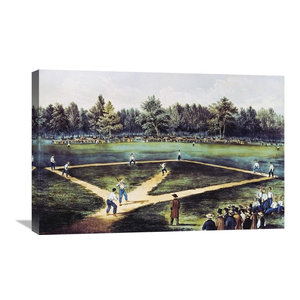 The American National Game Of Baseball At The Elysian Fields Print Traditional Prints And Posters By Posterazzi The American National Game Of Baseball At The Elysian Fields Print Traditional Prints And Posters By Posterazzi
