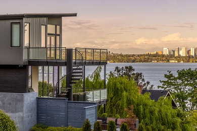 Modern exterior home idea in Seattle