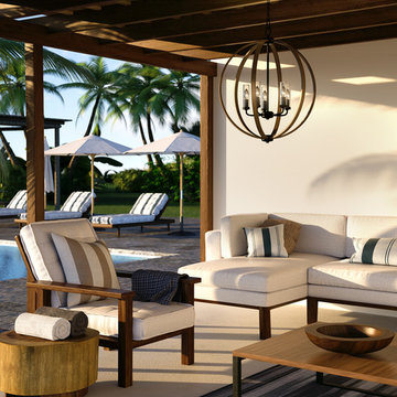 Feiss Allier Outdoor Chandelier