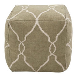 Surya Pouf Ottoman - Floor Pillows And Poufs