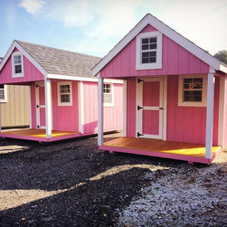 8x12 Pink Playhouses - Outdoor Playhouses