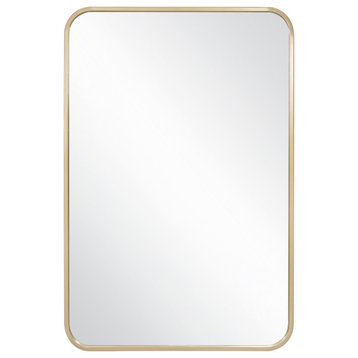Design House 596718 Isla 36" x 24" Bathroom Mirror - Brushed Gold