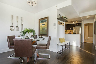 Dining room - contemporary dining room idea in Vancouver