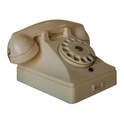 White Bakelite PTT Telephone by Ericsson - Desk Accessories