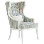 Lexington - Dover Chair - Modern traditional design emphasizes clean lines, light finishes and the dramatic use of color to infuse energy into the room. The look replaces formality with a more comfortable and approachable aesthetic. The Avondale collection takes classic design elements and transforms them using a crisp white finish, bright color palettes and bold fabric patterns for an inspiring take on luxury living today.
