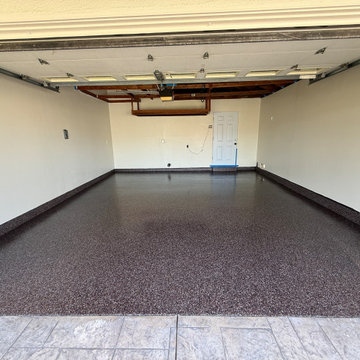 Full-Broadcast Garage Epoxy & Precision Stem Wall Coating | Ventura, CA