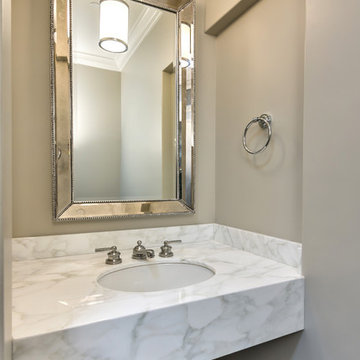 Gray Powder Room
