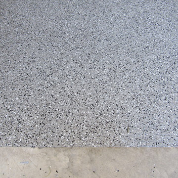 Garage Floor w/ Crushed Granite Epoxy System