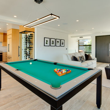 Playa del Rey Coastal Home Dining & Pool Table