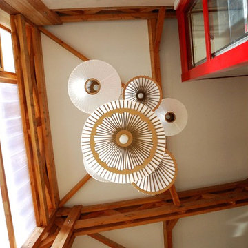 Création d'un luminaire sur mesure - Hall d'entrée de bureaux