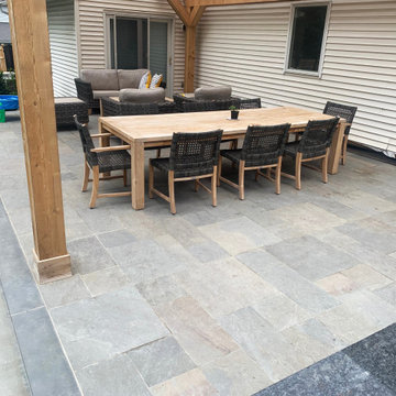 Bluestone Collection (Full Color Cleft) - Outdoor Porcelain Pavers