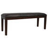 A-America Parsons Upholstered Dining Bench - Espresso - PRSES291K