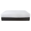 10.5" Hybrid Lux Memory Foam And Wrapped Coil Mattress Queen