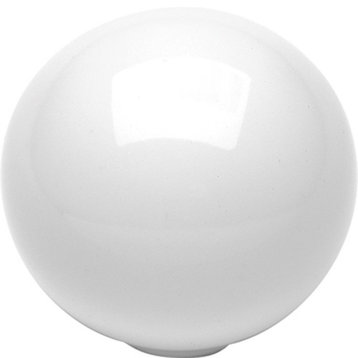 Belwith Hickory 1-1/4 In. Conquest White Cabinet Knob P14021-W Hardware