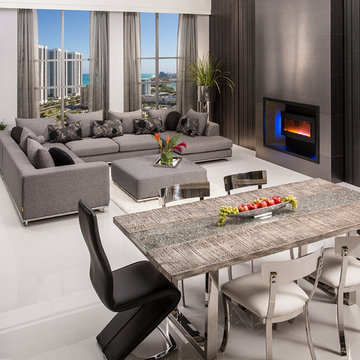 Skyscraper Rectangular Dining Table