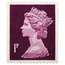 Purple 1p Stamp Rug, 100x120 cm