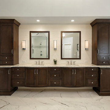 His and Her Built-In Vanities