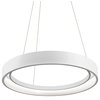 Elan Fornello Large Pendant Fornello LED 24"W Ring Pendant - Textured White