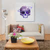 "Cosmic Skull" by Terry Fan, Canvas Print, 26x26"