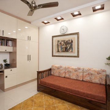 Anurag Saxena's | Guest Bedroom | 3BHK Apartment | Bonito Designs | Bangalore