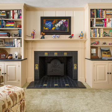 Library / home office in arts and crafts style