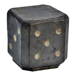 Iron Dice Stool - Bar Stools And Counter Stools