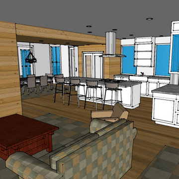 Sketchup 3-d BoKS-House model