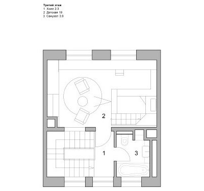 Современный Внутренний план by Le Atelier