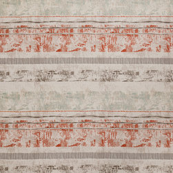 Fjord Coral Roman blind and curtains fabric - Roman Shades