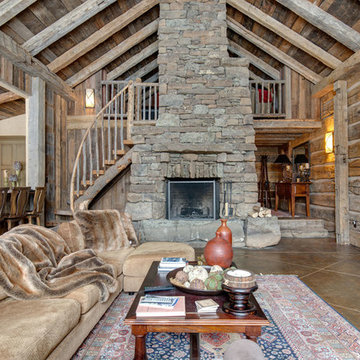 Cabin Style Luxury Custom Home