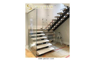 vk04d double steel stringers staircase