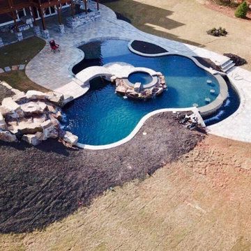 Monroe Swimming Pool With Grotto
