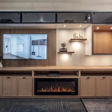Custom Media Center Cabinetry Display – Millbrae