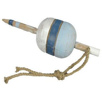 Wooden Buoy With Rope