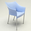Dr. NO Chair, Set of 2, Matte Light Blue
