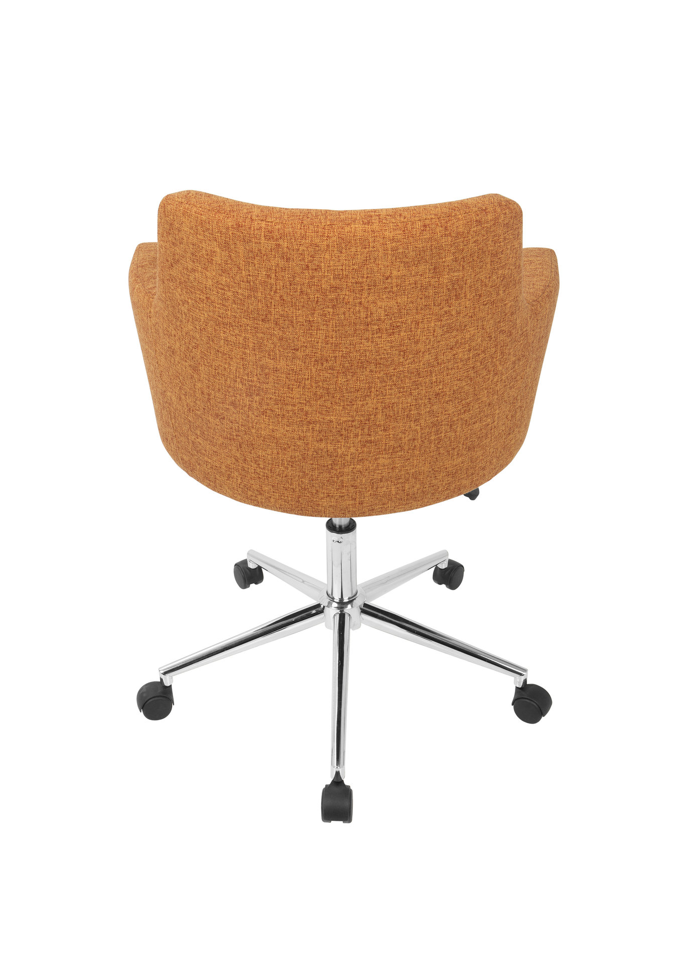 LumiSource Andrew Adjustable Office Chair, Citrus Green, Orange