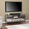 Maklaine Transitional Wood TV-Media Stand for TVs up to 51" in Silver