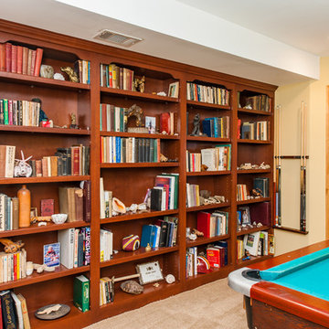 Linden, VA Pool Room Built-In Shelves