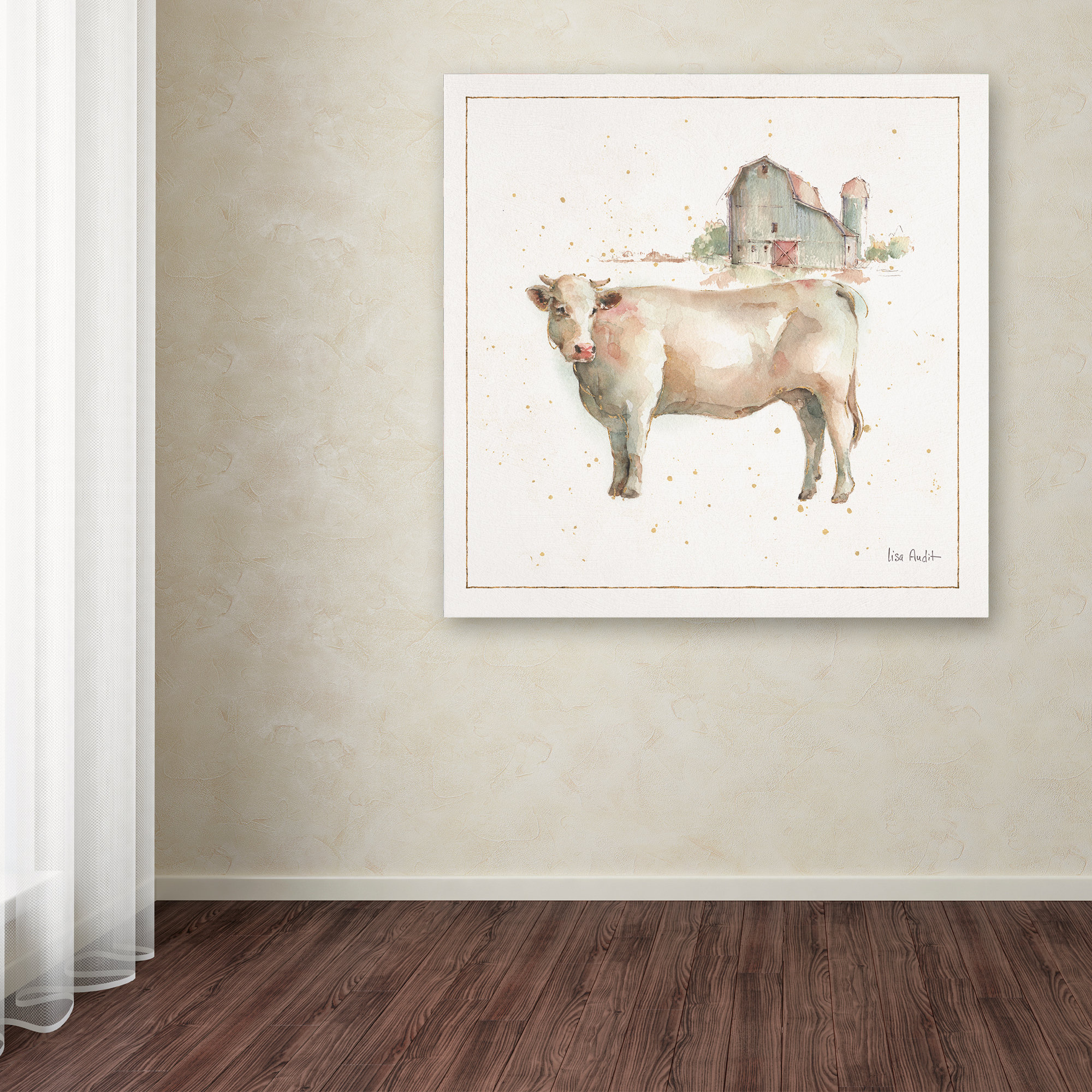 Lisa Audit 'Farm Friends VIII' Canvas Art, 18" x 18"